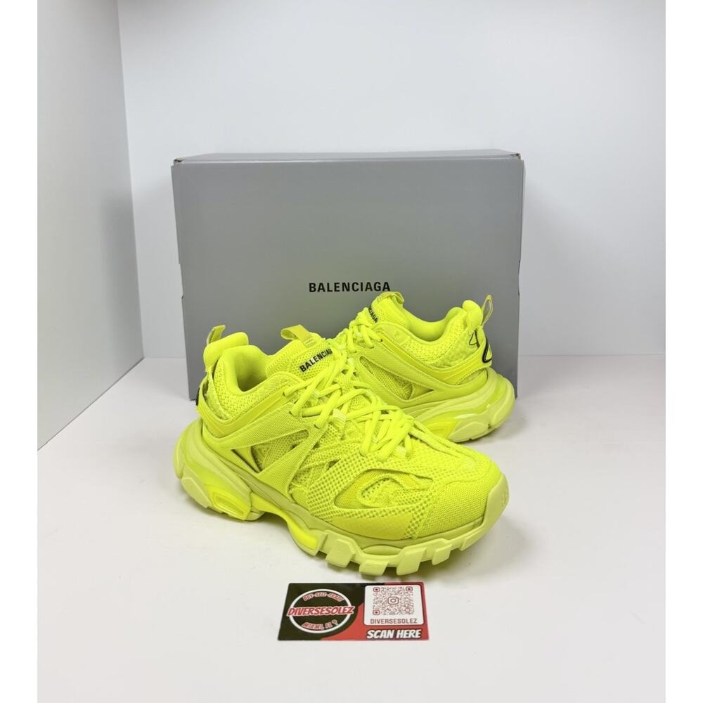 Balenciaga Neon Yellow Track Sneakers